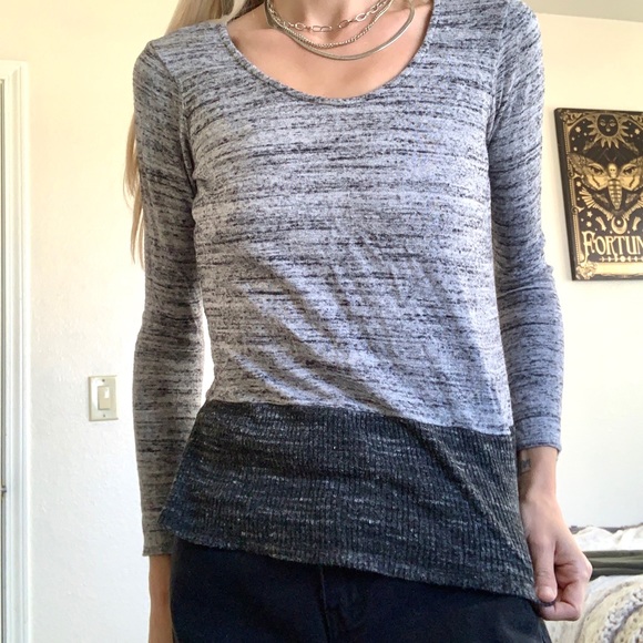 Dolan Left Coast Anthro Space Dye Long Sleeve Top - Picture 6 of 13